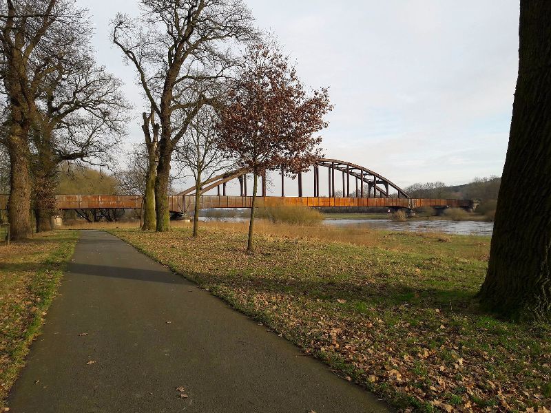 Ein Spaziergang an der Weser